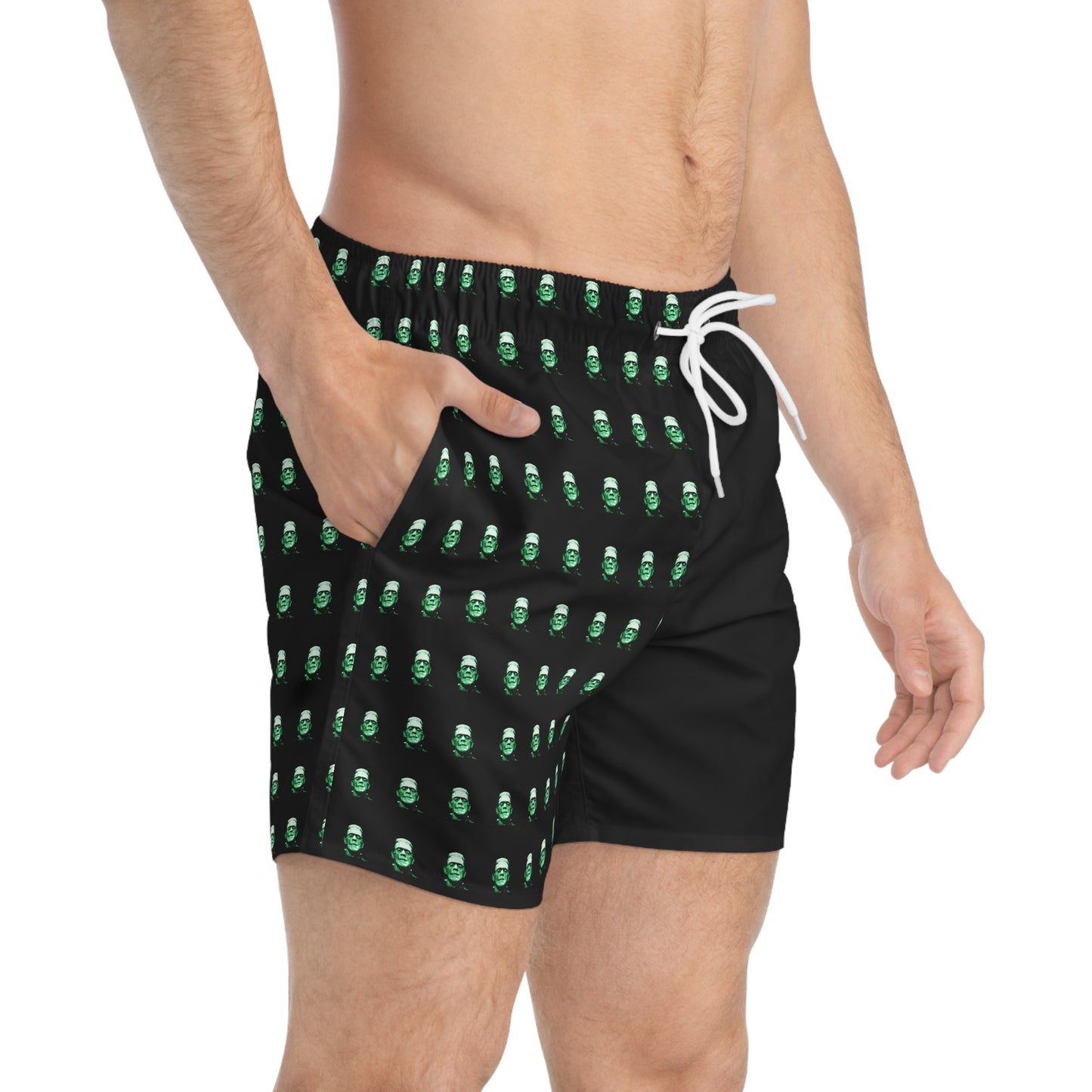 Frankenstein Half Swim Trunks
