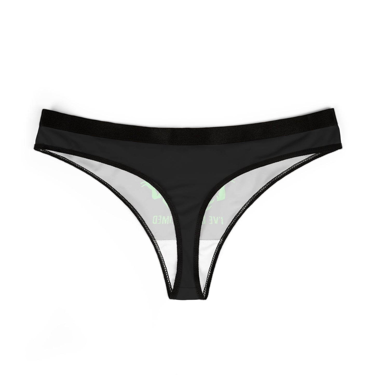 "I've Been Slimed" With Slimer Front Women's Thong