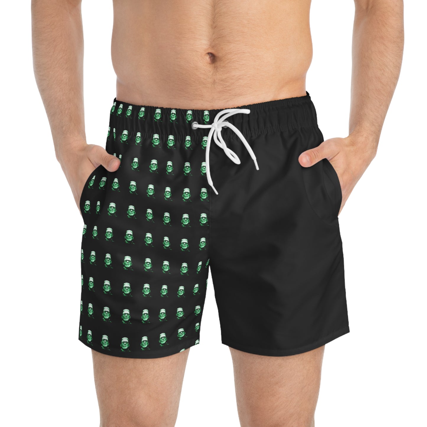 Frankenstein Half Swim Trunks
