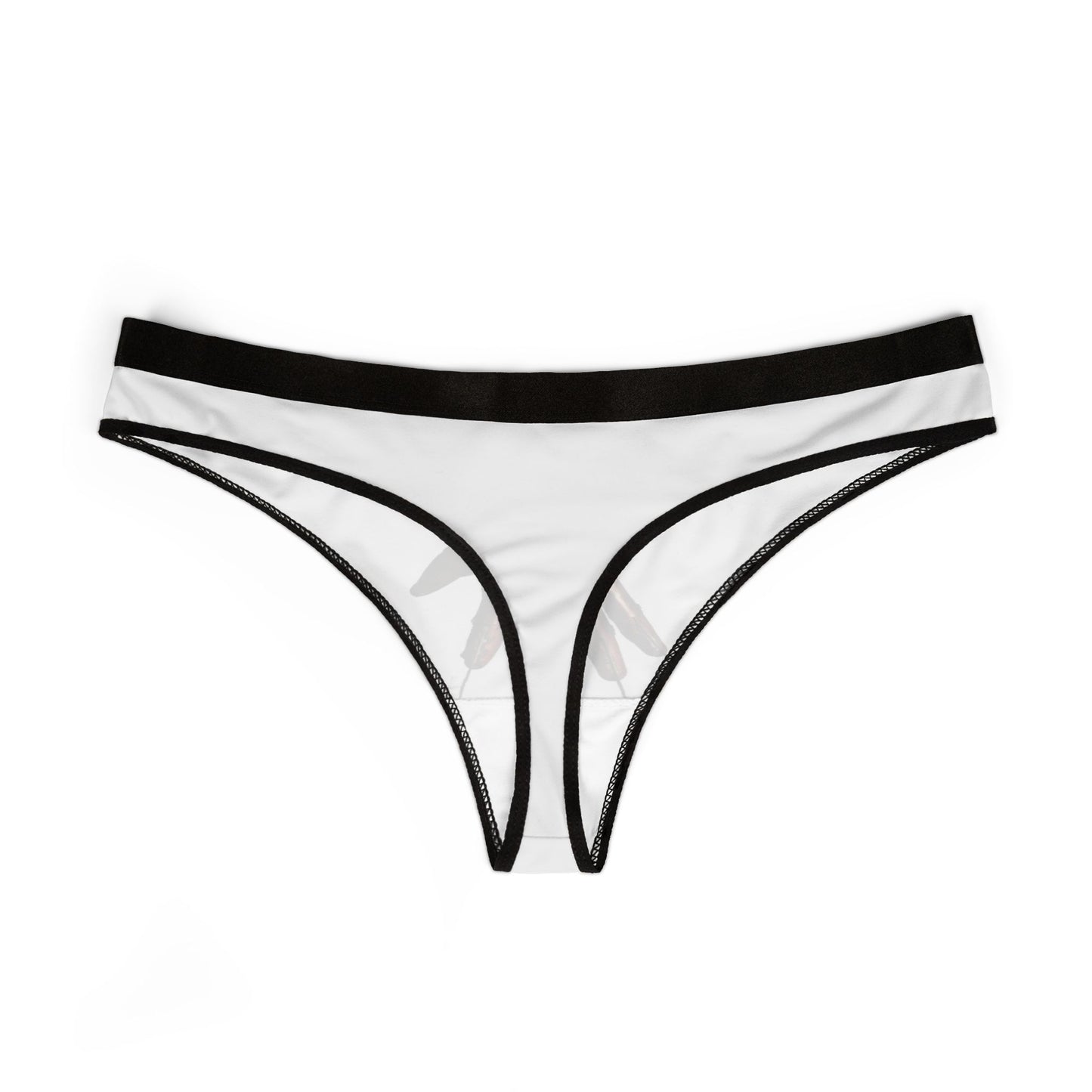 Fingerless Freddy White Women's Thongs