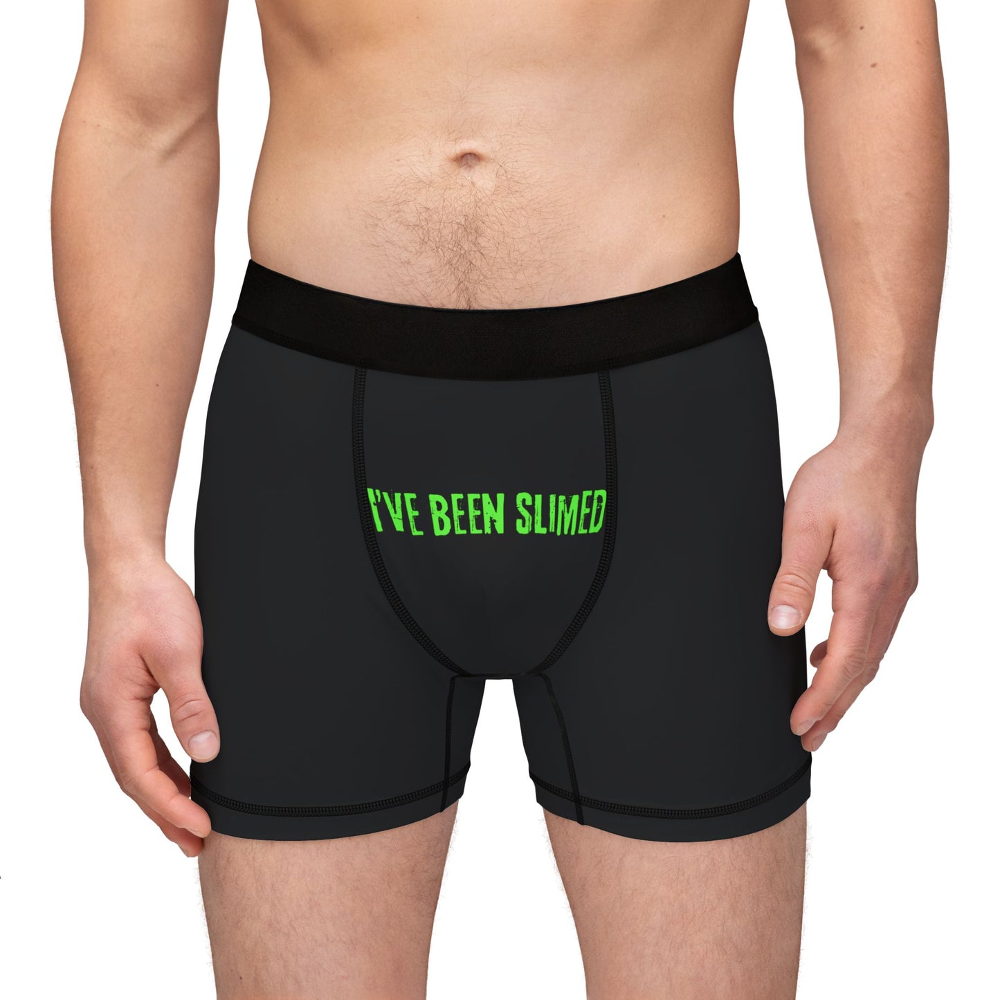 "I've Been Slimed" With Slimer Backing Men's Boxer