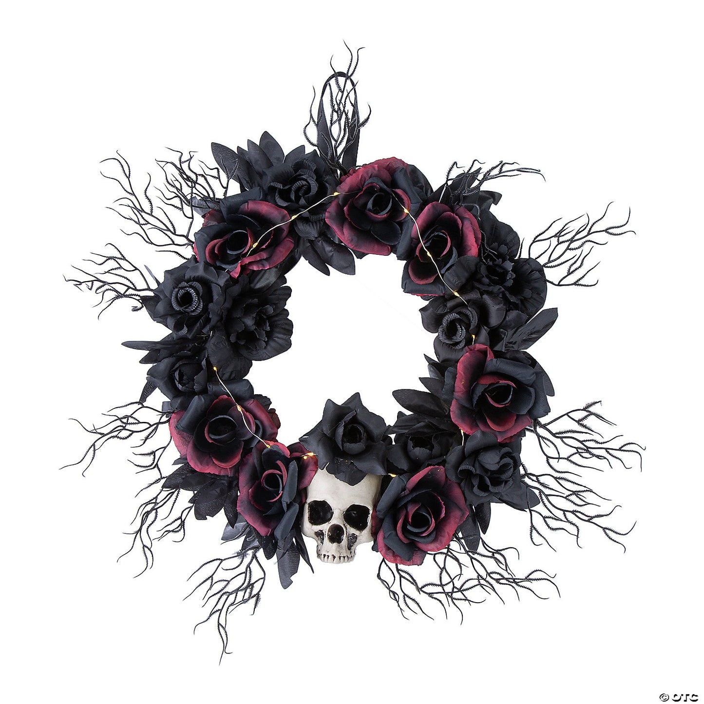 Light Up Halloween Wreath