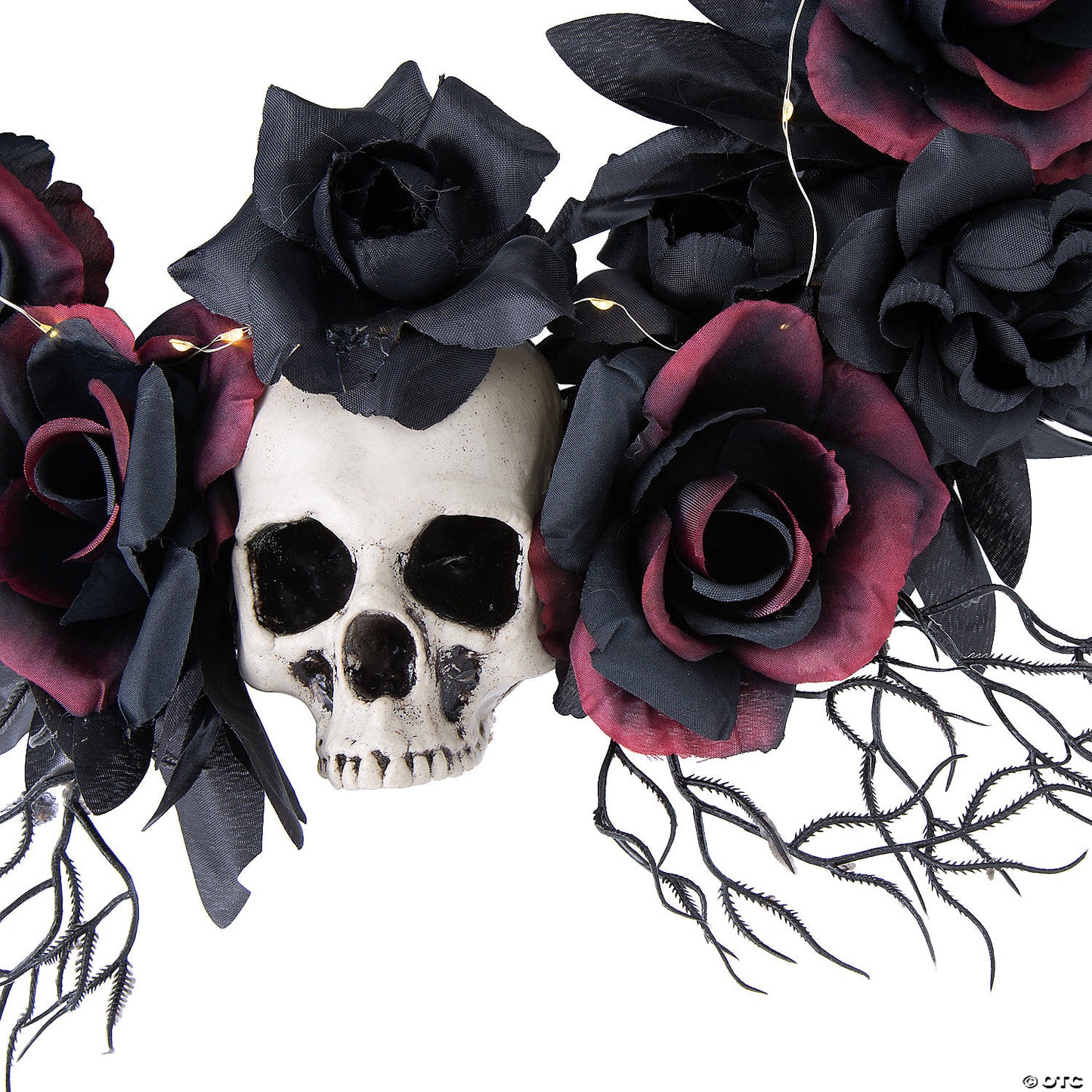 Light Up Halloween Wreath