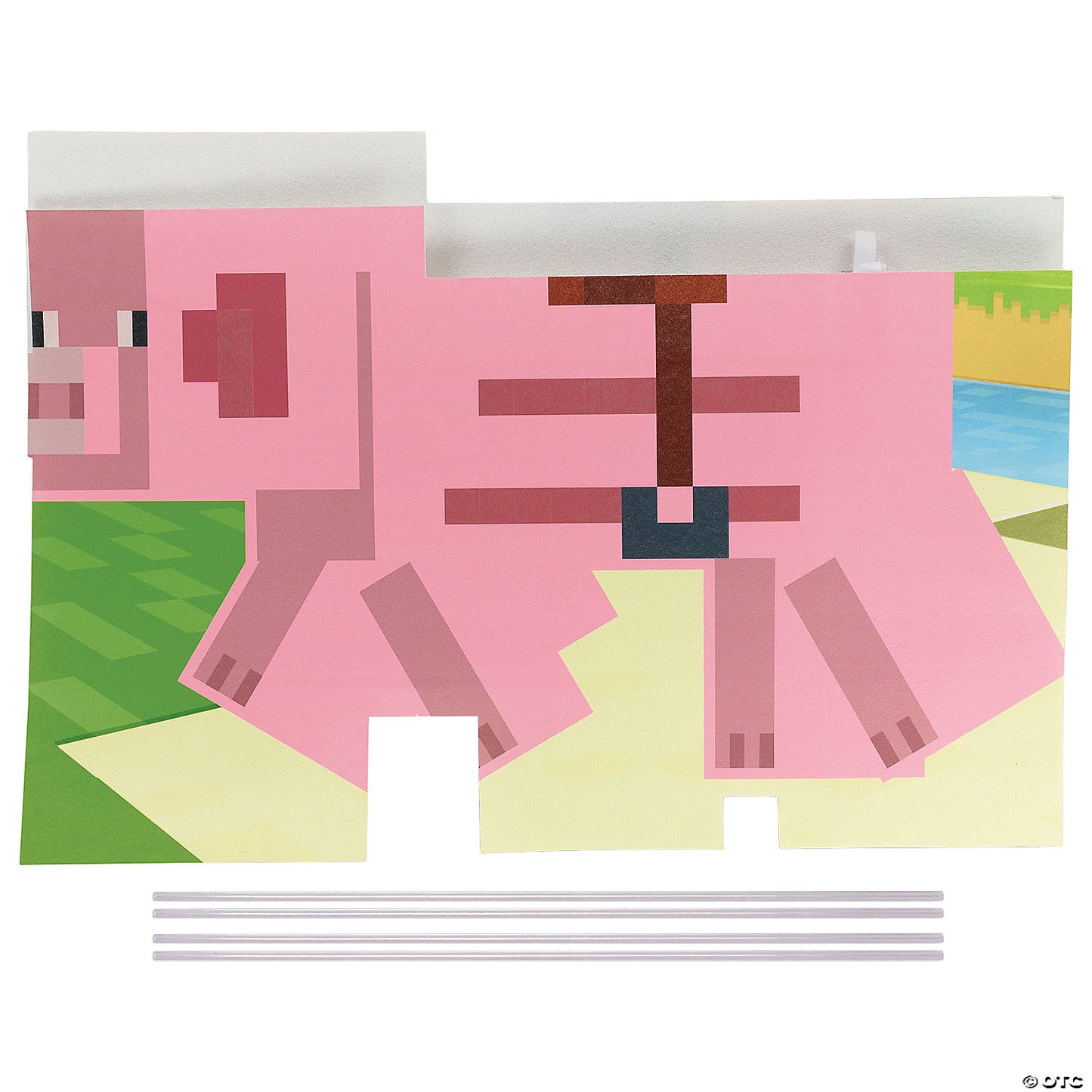 Minecraft Pig Adaptive Whlchr Cvr One Sz