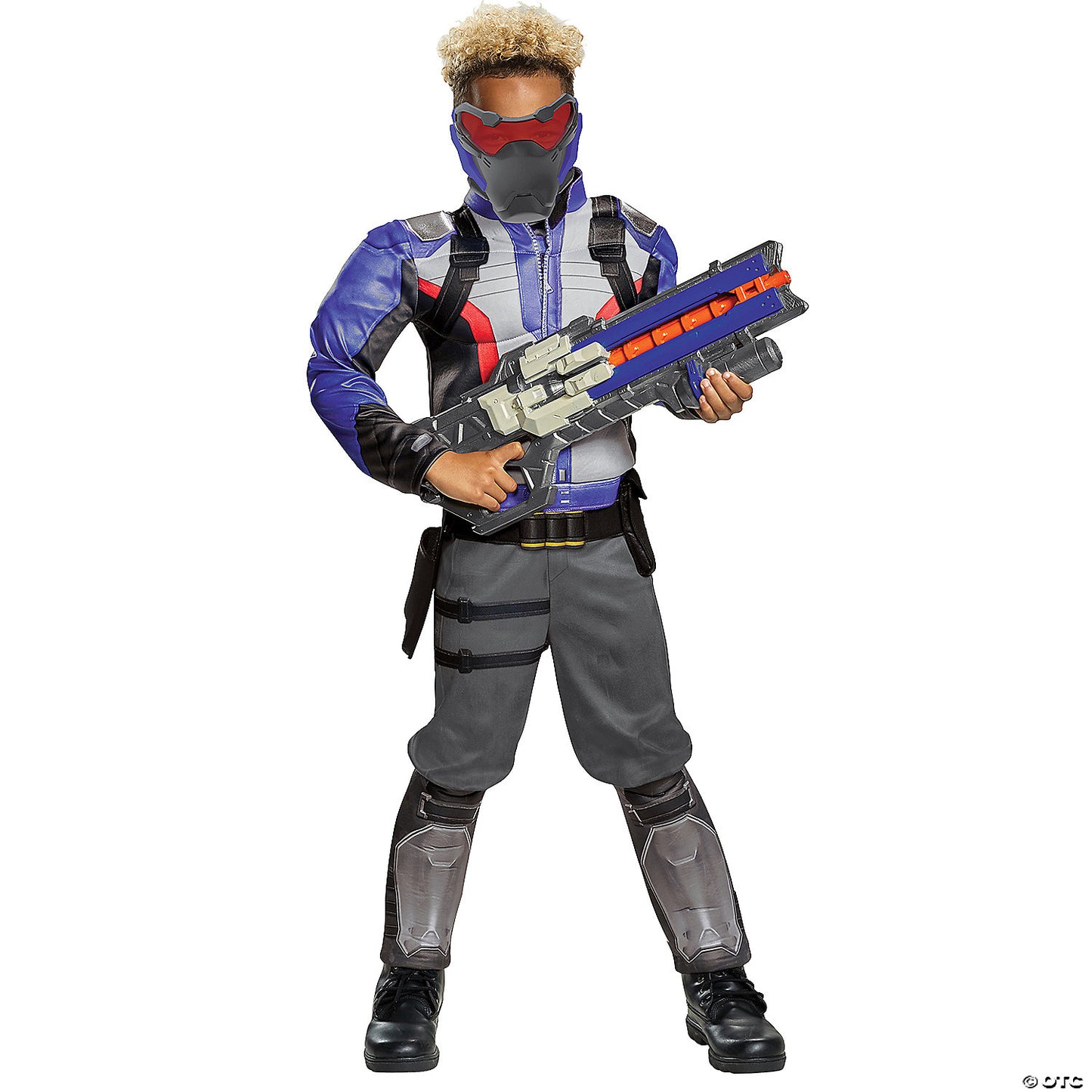 Boy’s Classic Muscle Overwatch Soldier: 76 Costume - Small