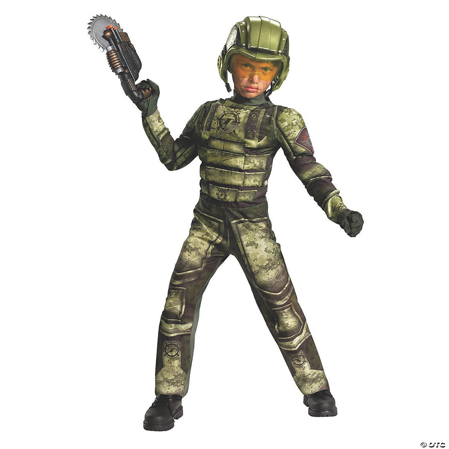 Boy's Muscle Foot Soldier Costume - Medium