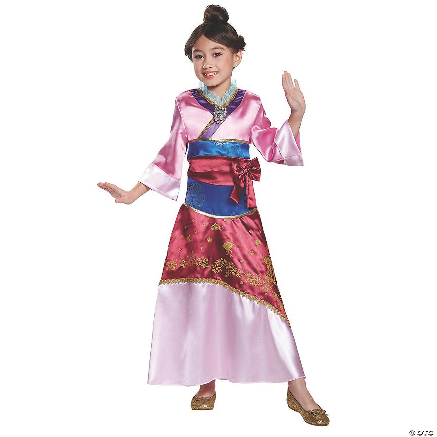 Girl's Deluxe Disney® Mulan Costume - Small