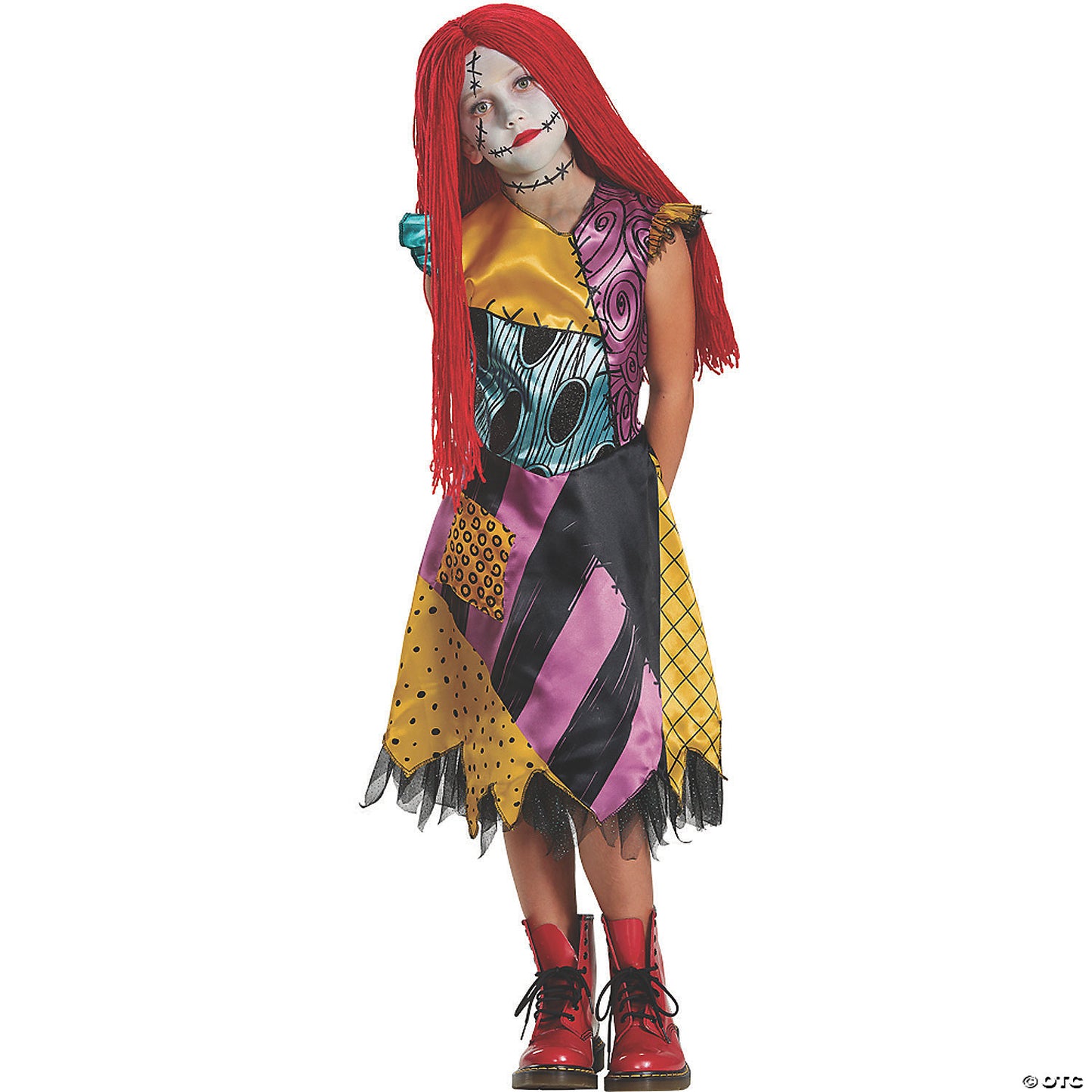 Girl's Deluxe The Nightmare Before Christmas Sally Costume - Small