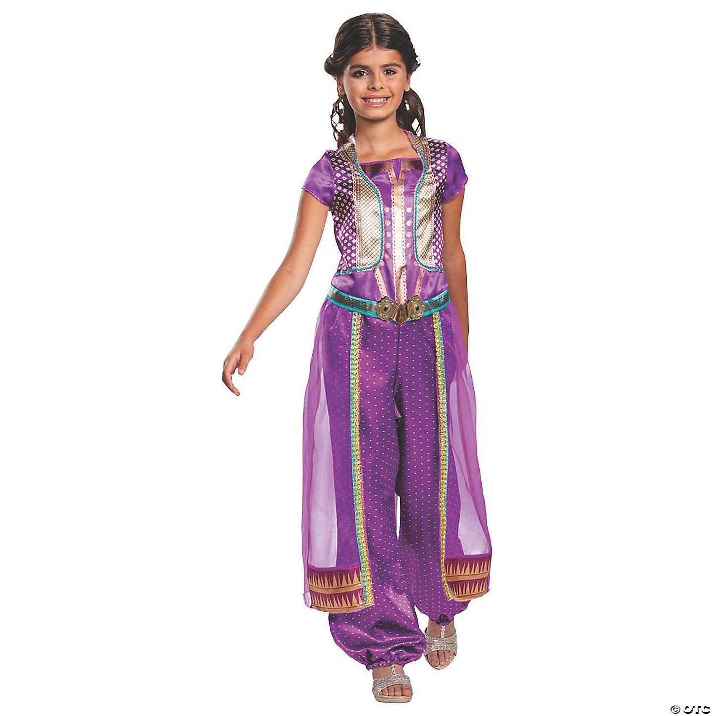 Girl's Classic Aladdin™ Live Action Purple Jasmine Costume - Small