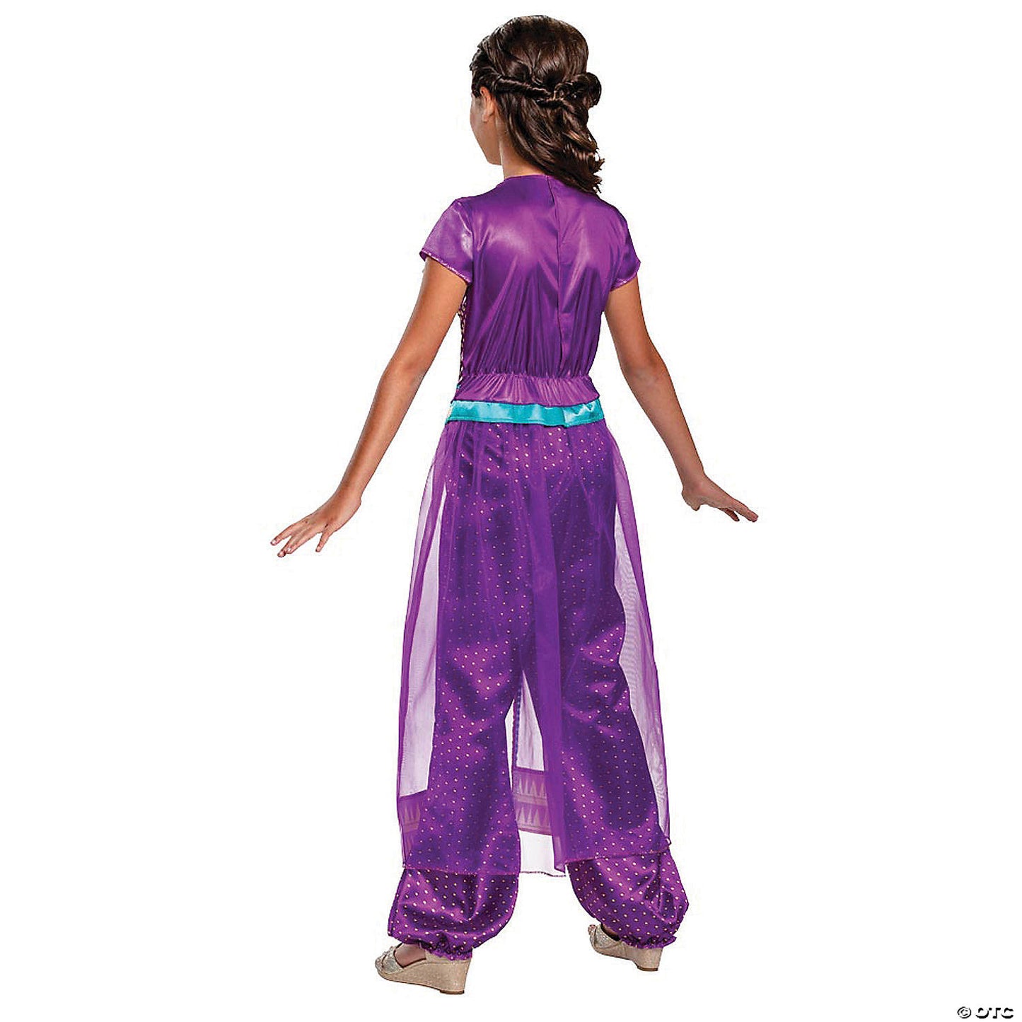 Girl's Classic Aladdin™ Live Action Purple Jasmine Costume - Small