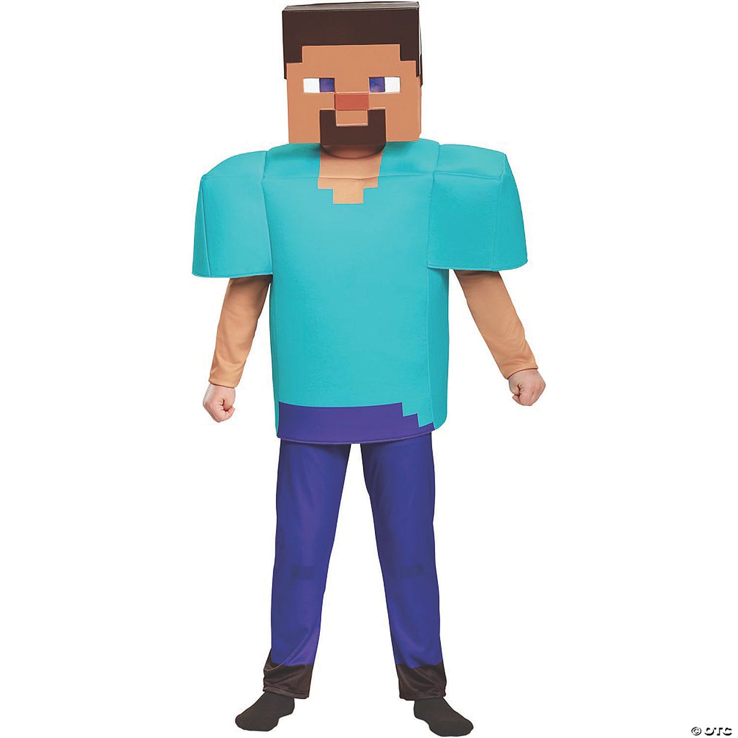 Kid’s Deluxe Minecraft Steve Halloween Costume - Sizes 7-8