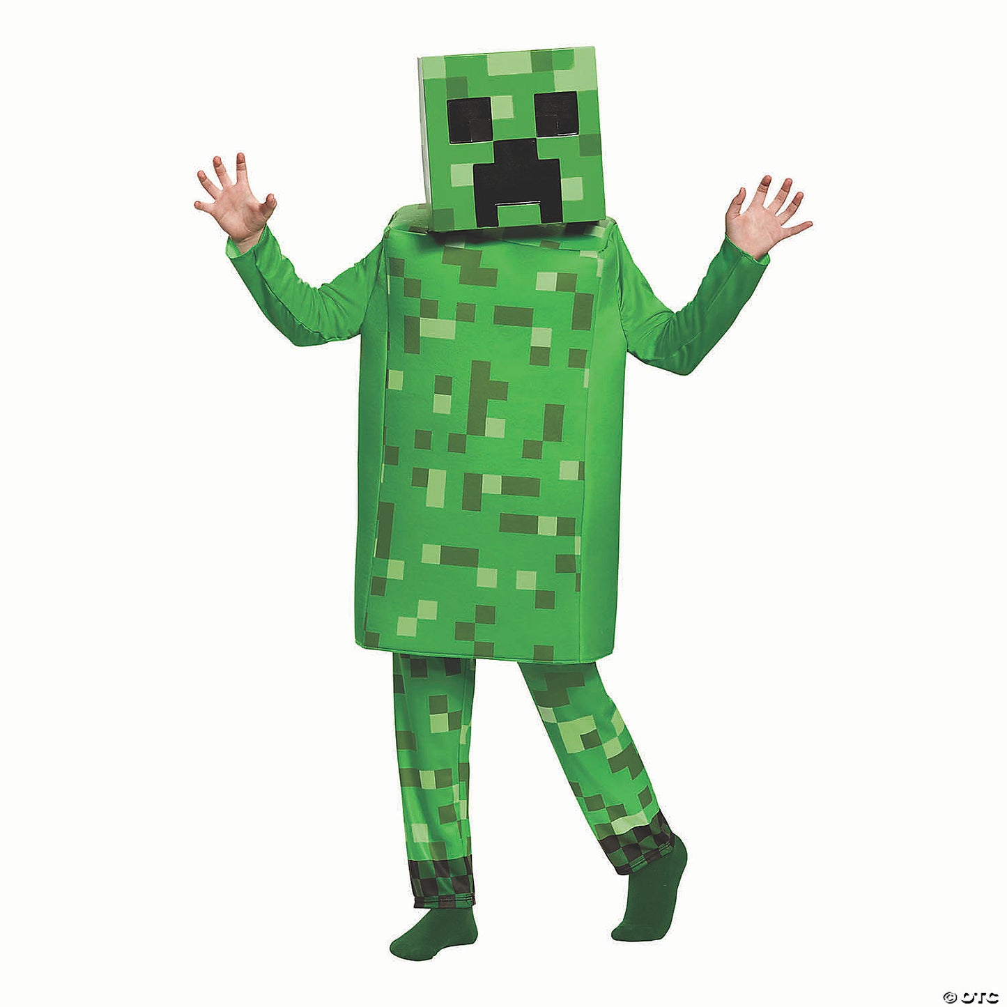 Kids Deluxe Minecraft Creeper Costume - Medium
