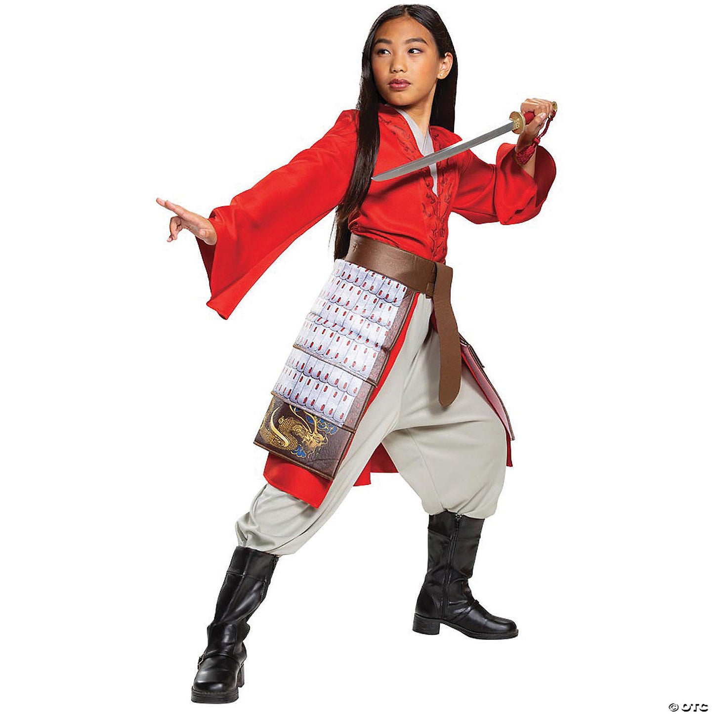 Gr Mulan Hero Red Dress Dlx Cstm