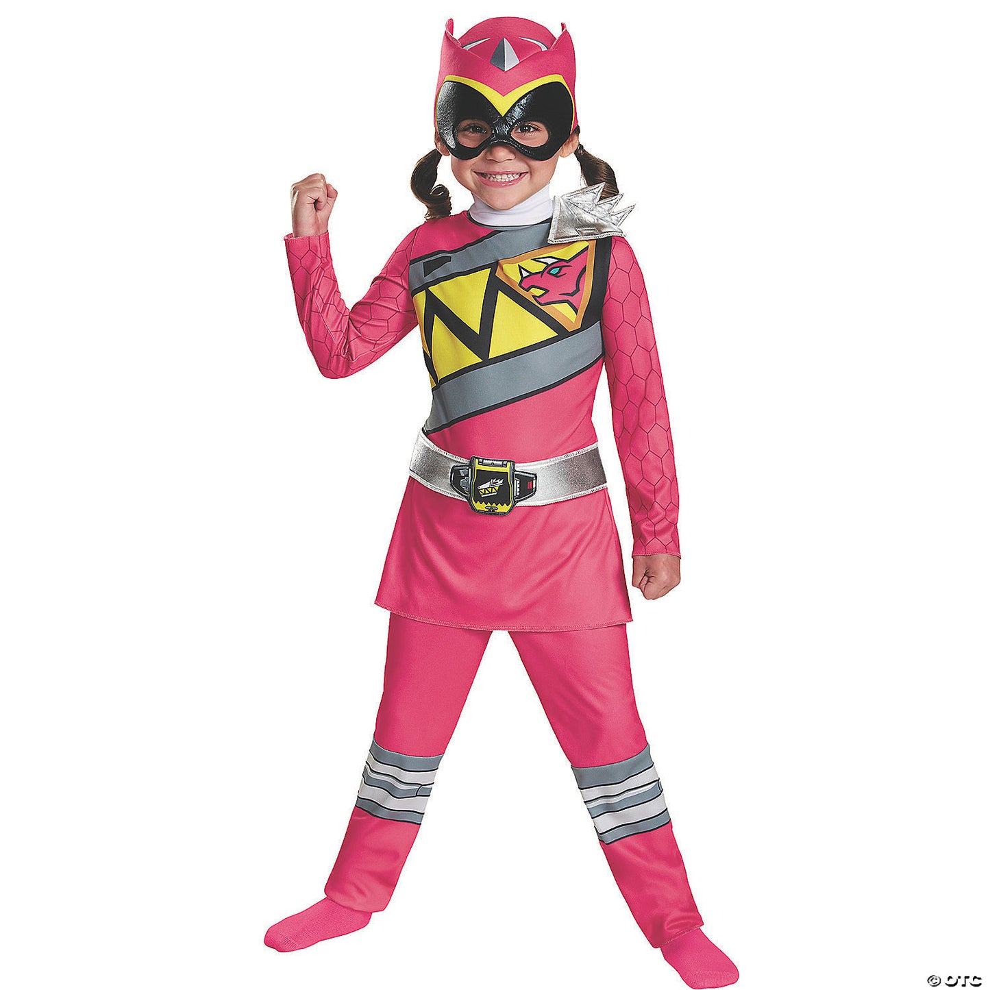 Toddler Girl's Classic Mighty Morphin Power Rangers™ Pink Ranger Costume - 3T-4T