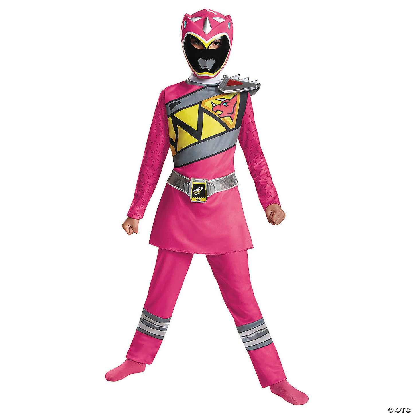 Girl’s Classic Power Rangers™ Pink Ranger Dino Costume - Small