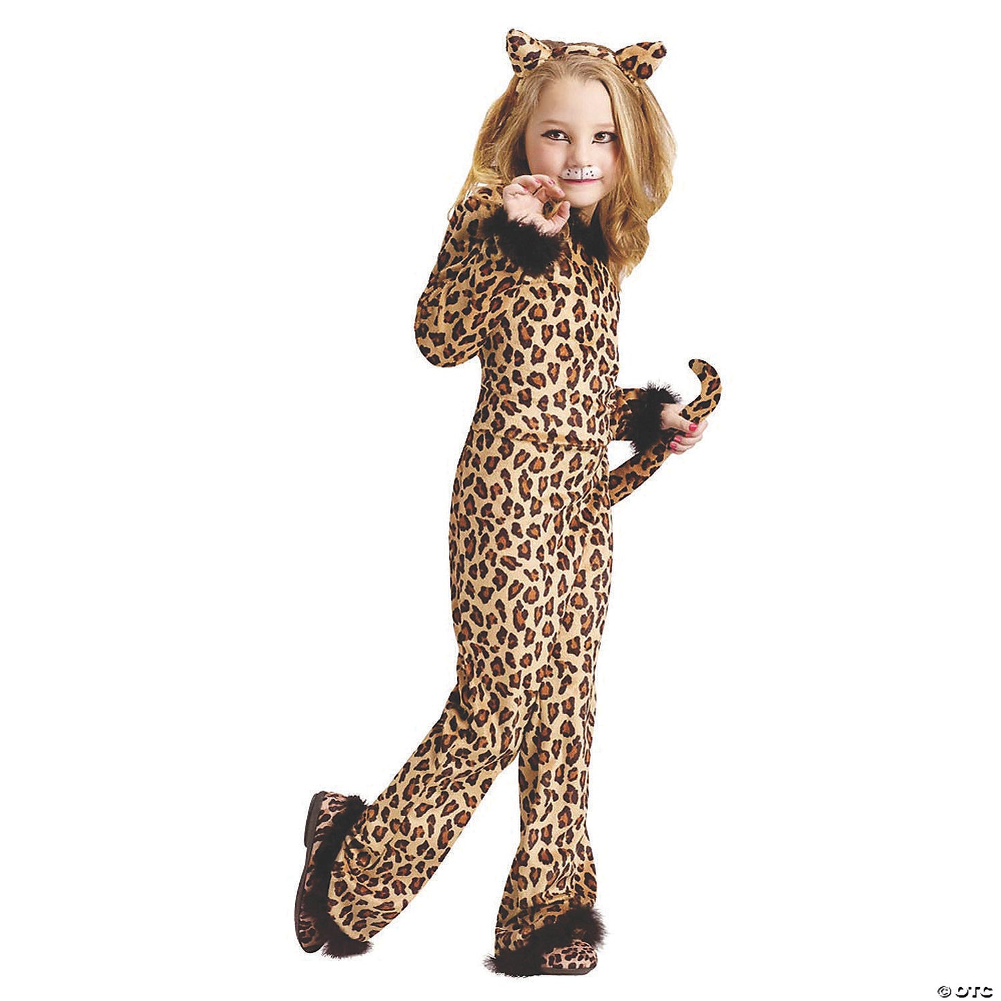 Girl's Pretty Leopard Costume - Small
