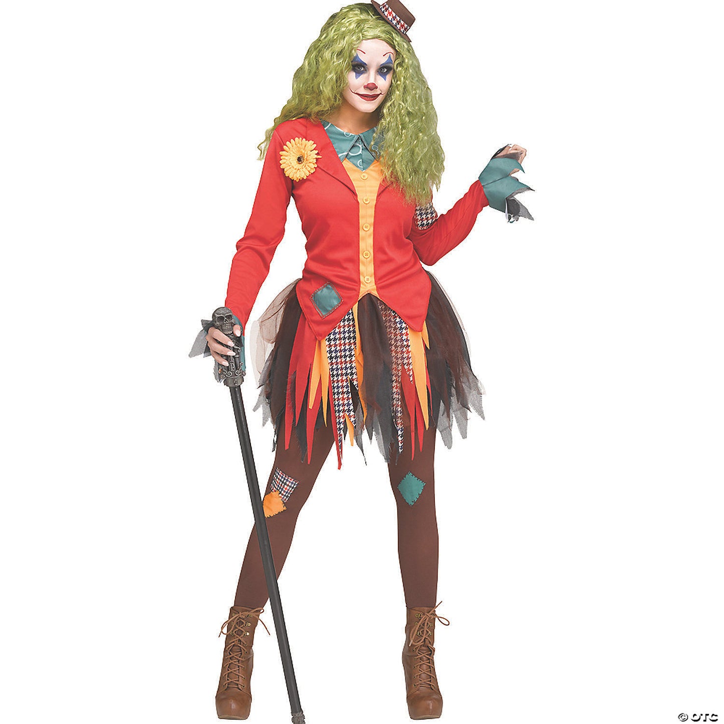 Women's Rowdy Clown Costume – Large