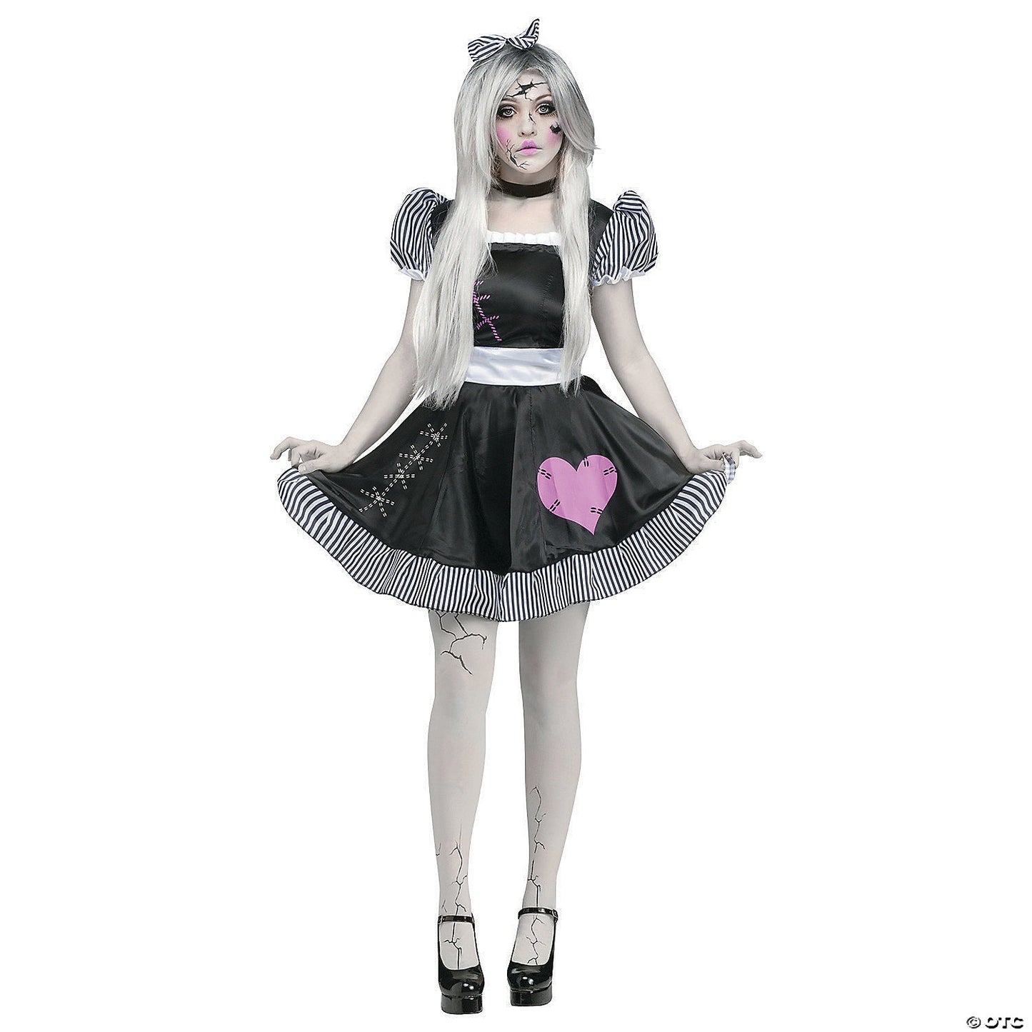 Women’s Broken Doll Costume - Small/Medium