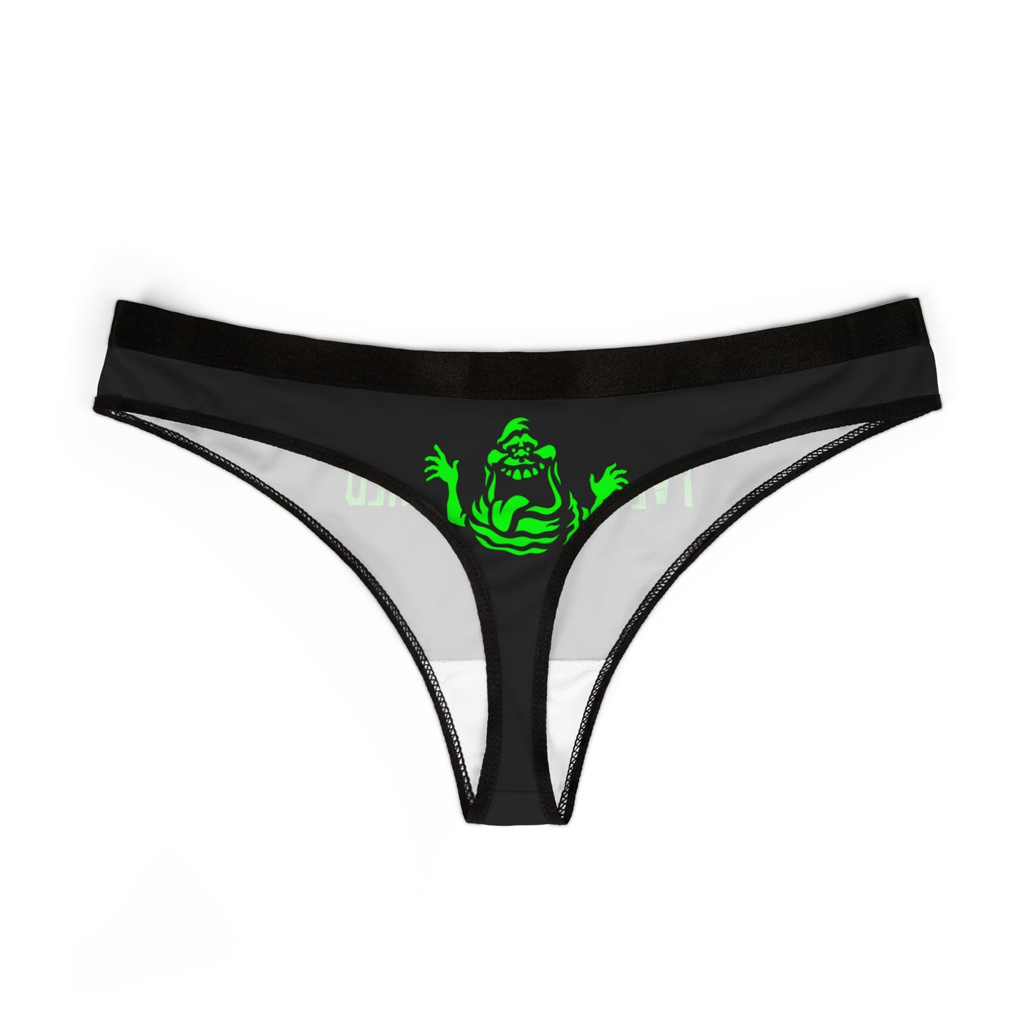 "I've Been Slimed" with Slimer Backing Women's Thong