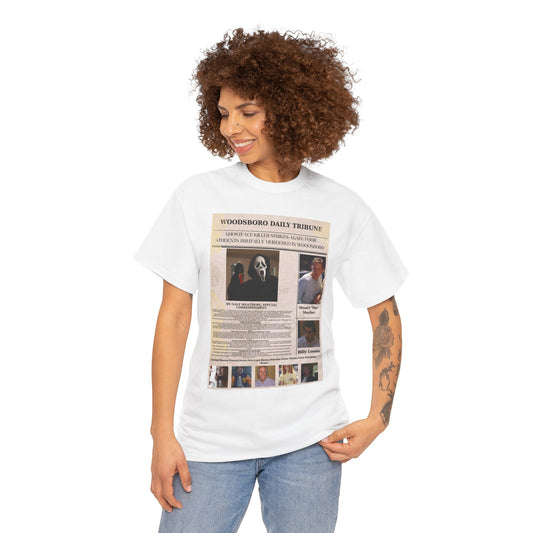 Scream 1 Newspaper Shirt Unisex