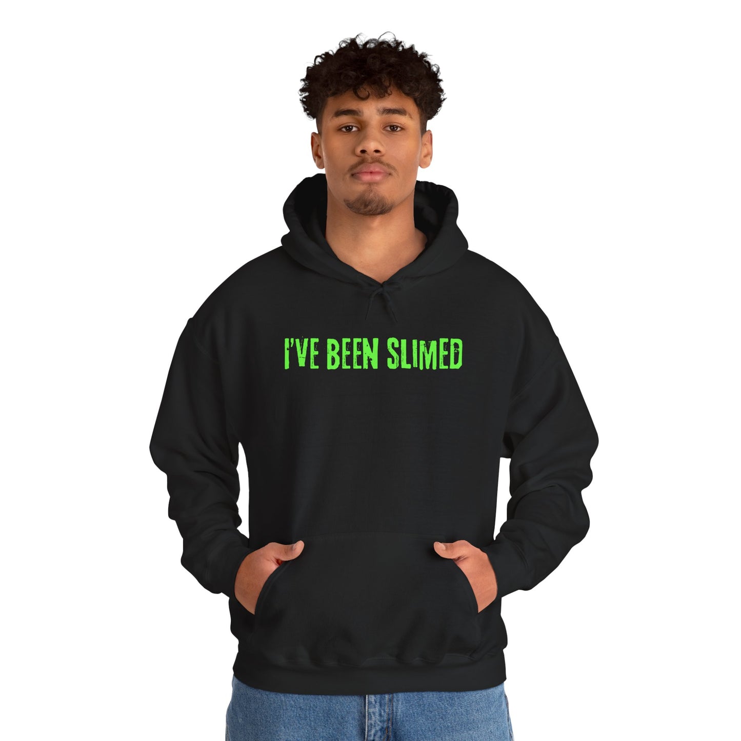 "I've Been Slimed" With Slimer Backing Unisex Hoodie
