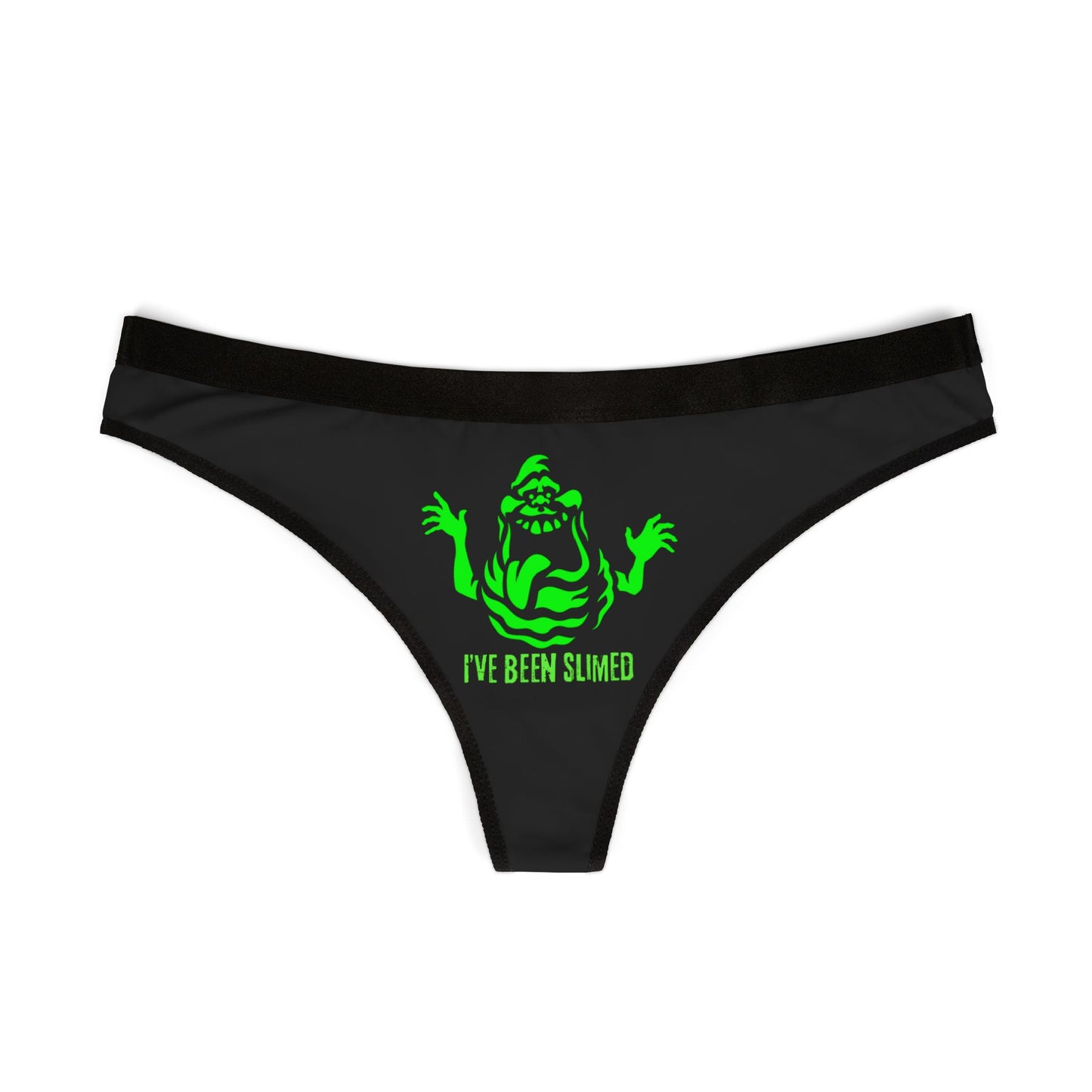 "I've Been Slimed" With Slimer Front Women's Thong