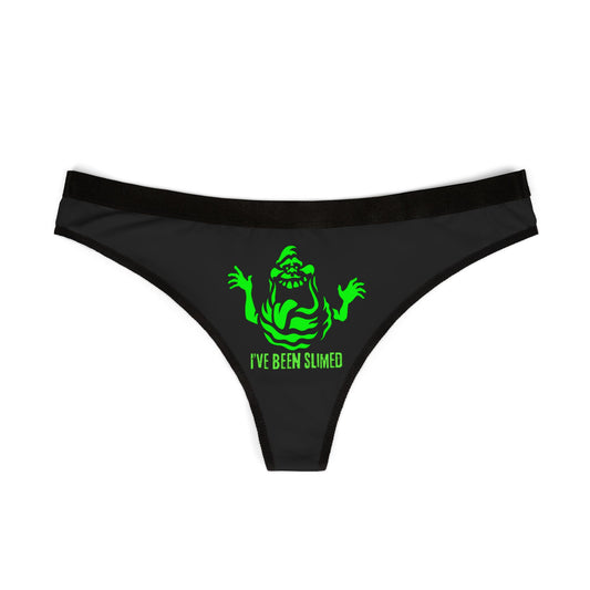 "I've Been Slimed" With Slimer Front Women's Thong