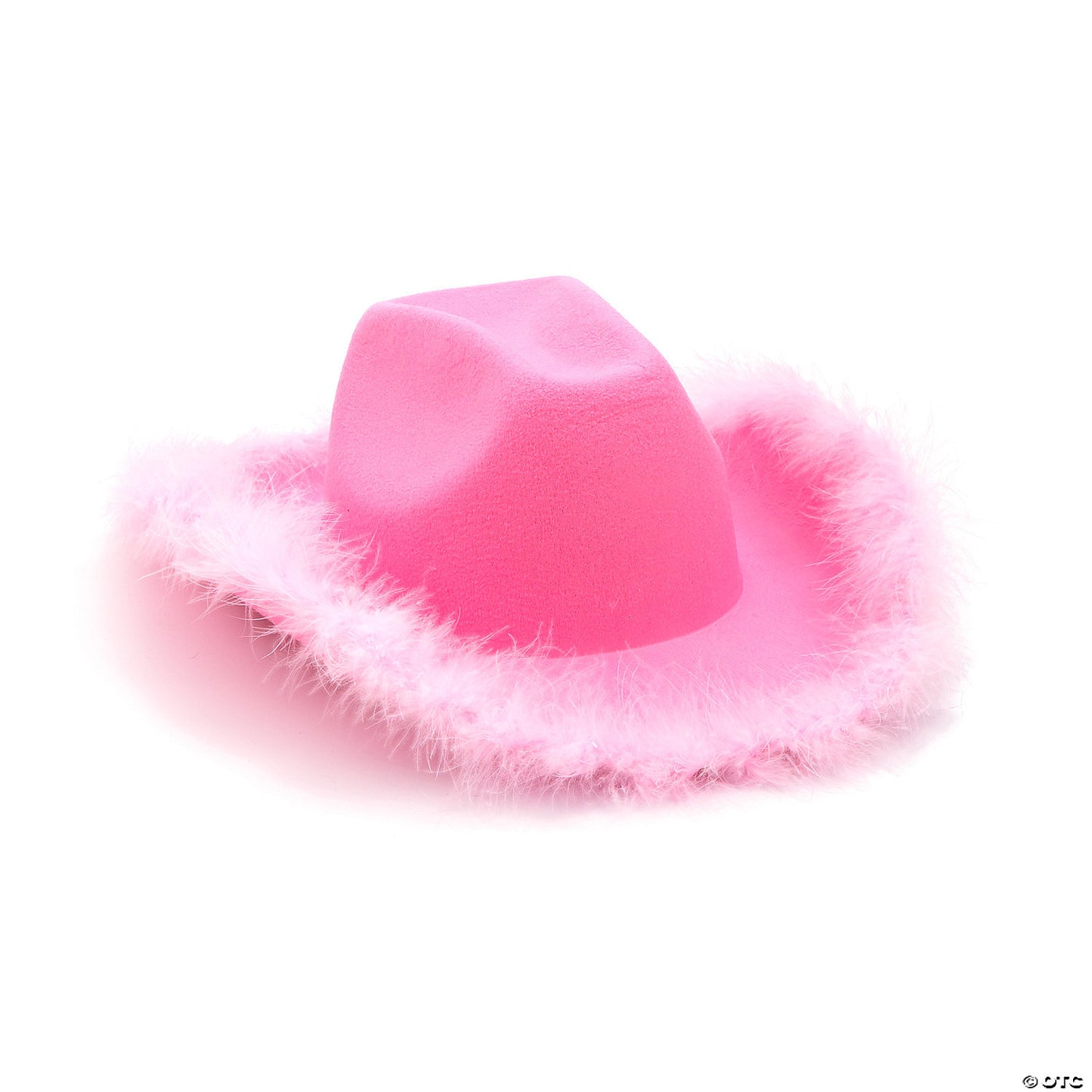 Pink Cowgirl Hat With Fuzz