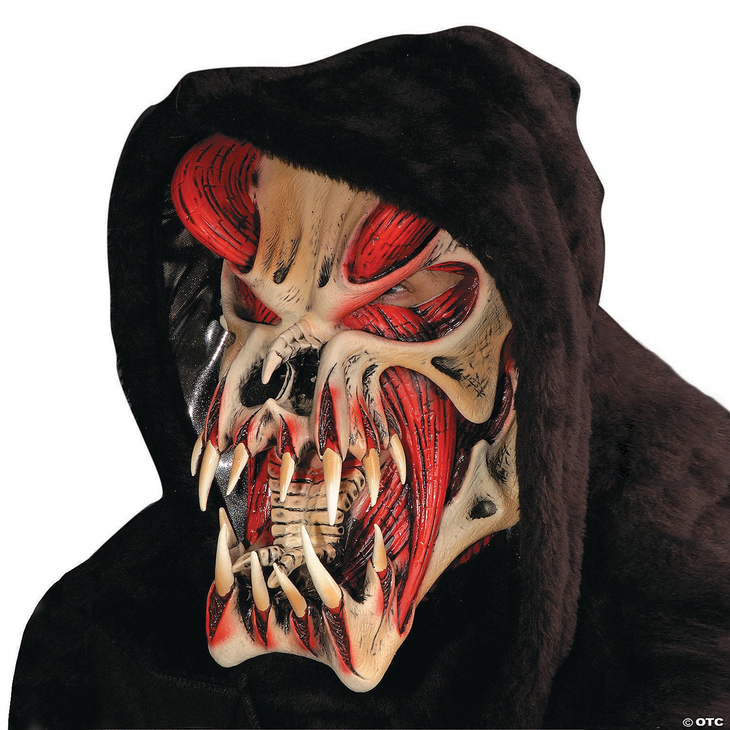 Red Predator Halloween Mask