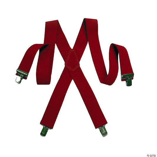 Santa Red Suspenders