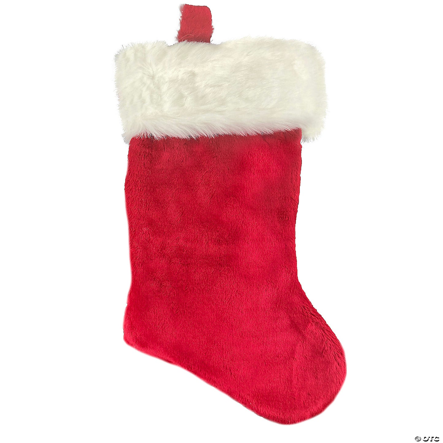 35" Red Plush Santa Christmas Stocking