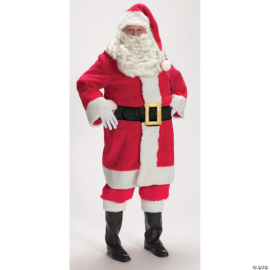 Adult Men’s Deluxe Father Christmas Suit Costume - Large