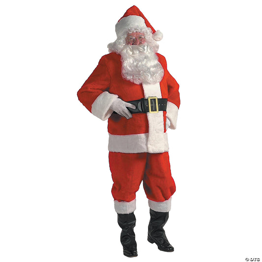 Adults Plush Rental Quality Santa Suit - Extra Large