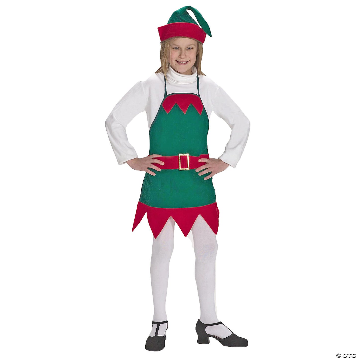 Elf Holiday Apron W Hat Child