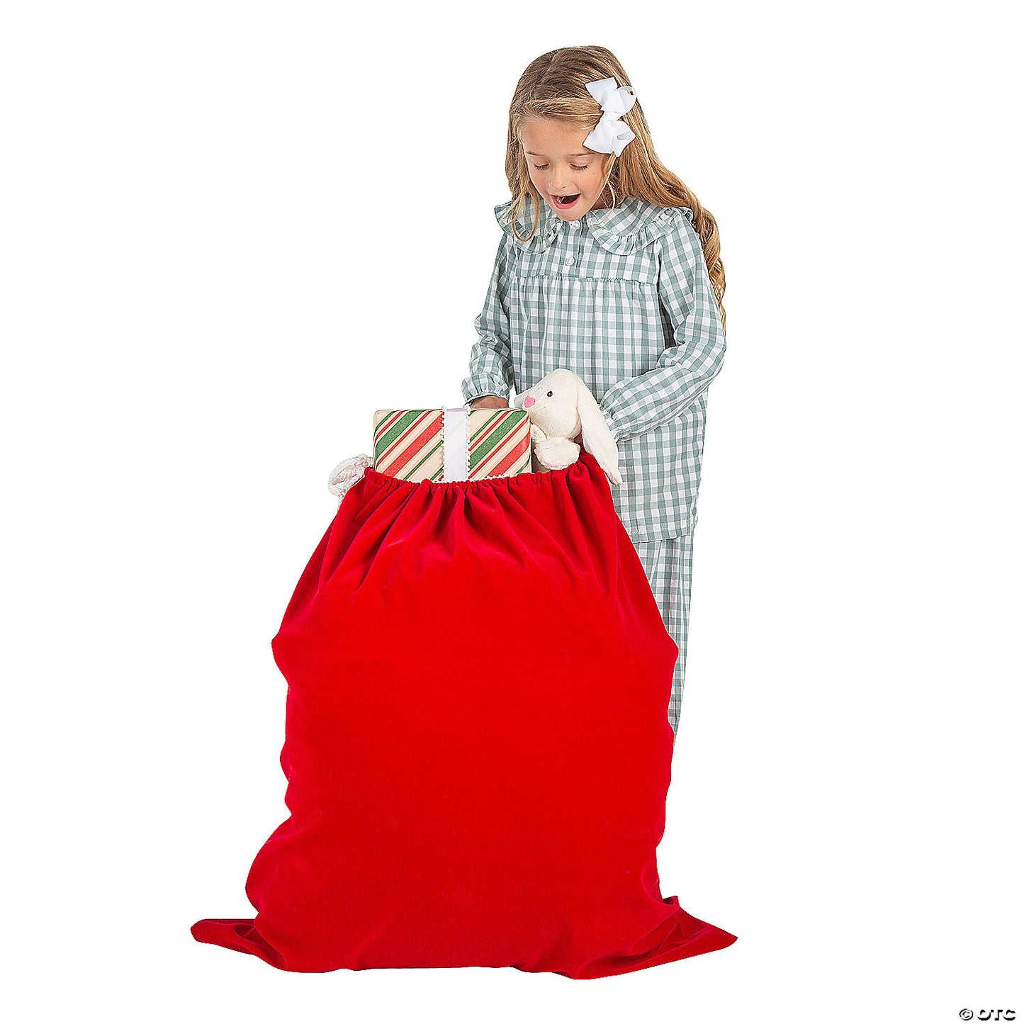 Santa Toy Bag Red Velvet