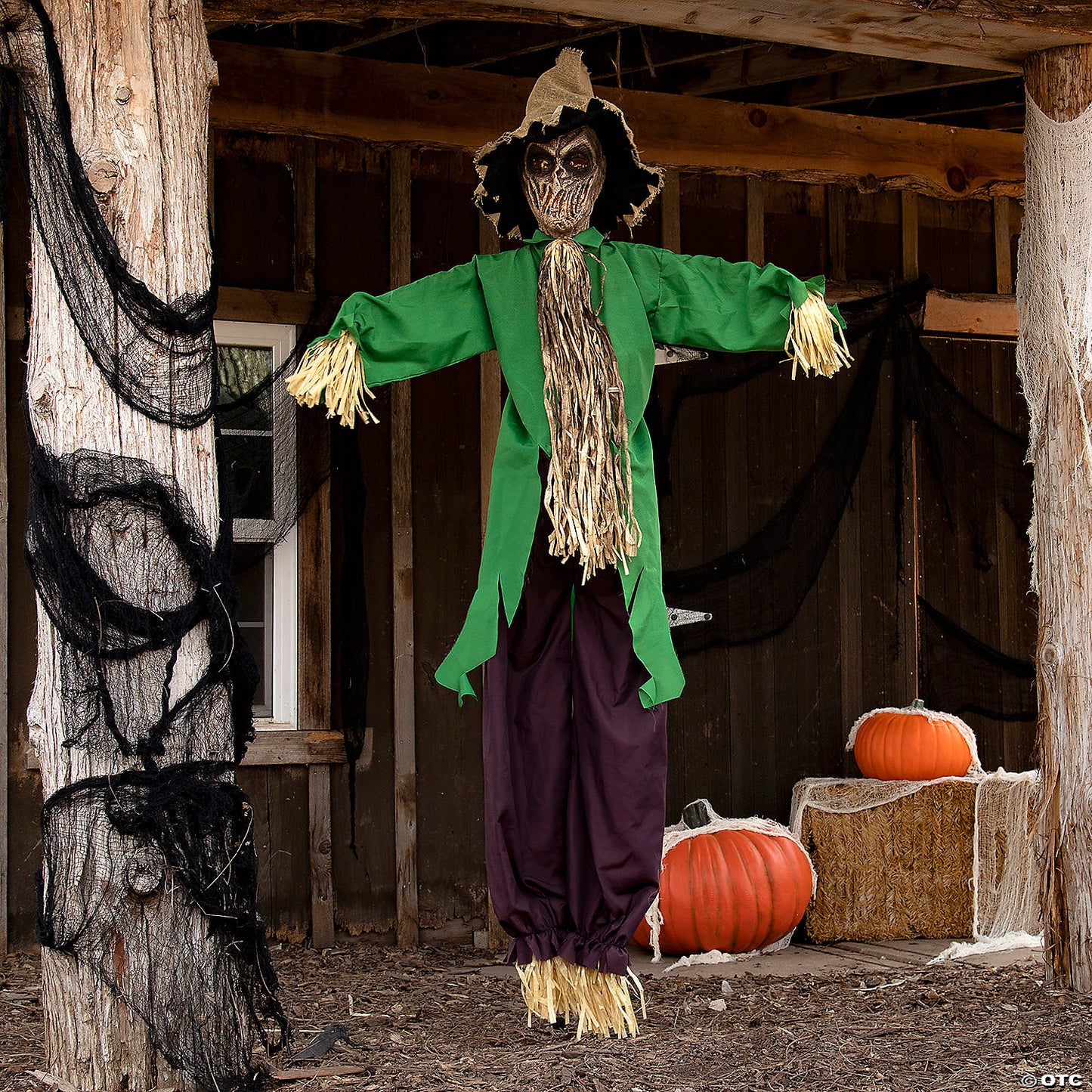 6ft Hanging Lightup Scarecrow