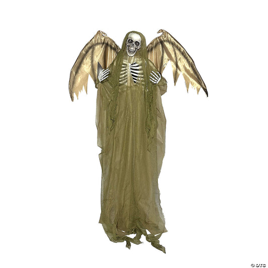 5.5 Ft Animated Reaper With Wings