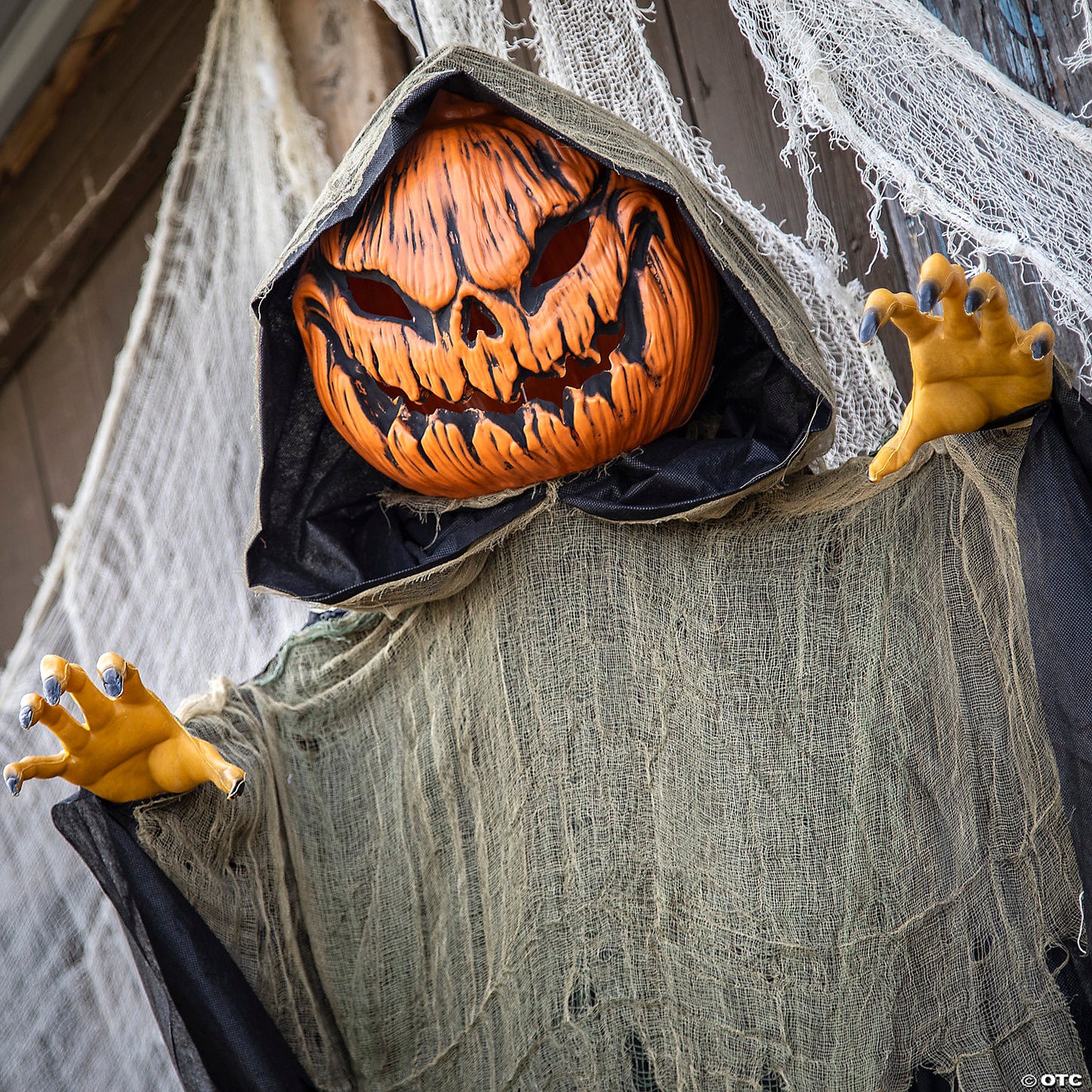 7 Ft Hanging Big Pumpkinw/light