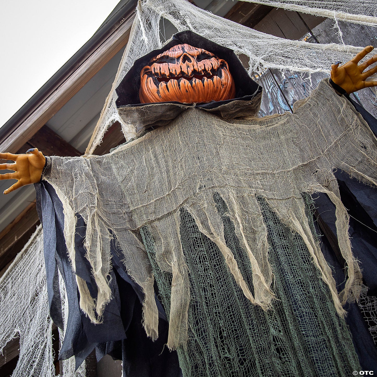 7 Ft Hanging Big Pumpkinw/light