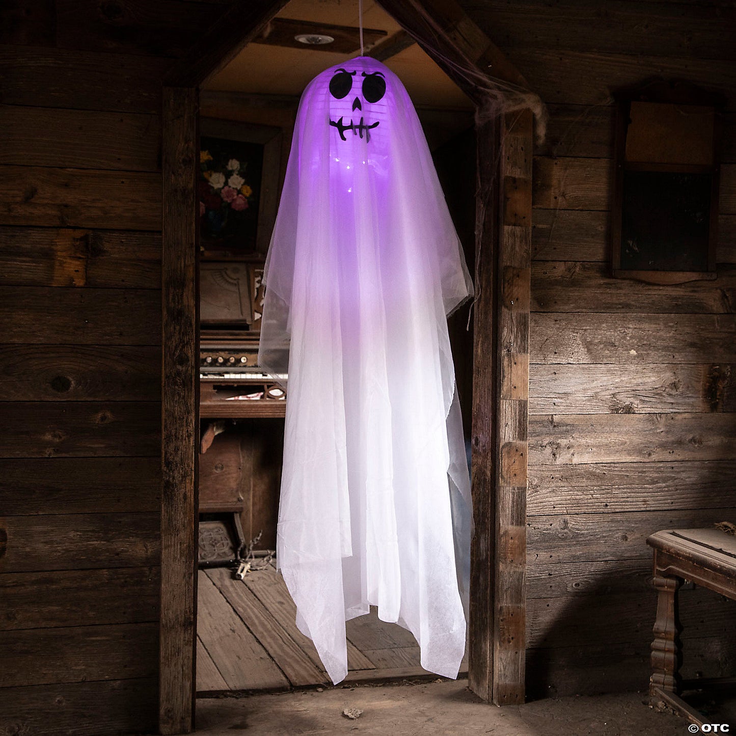 6.5 Ft Hanging Light Up Ghost