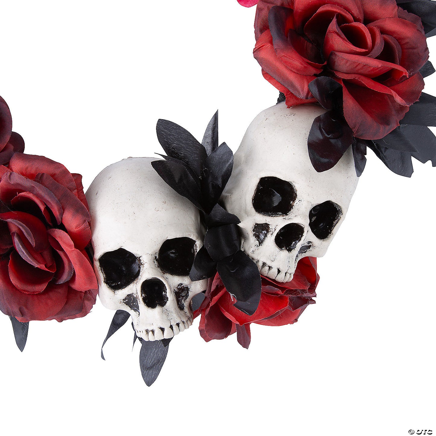 Flower Wreath W/skulls