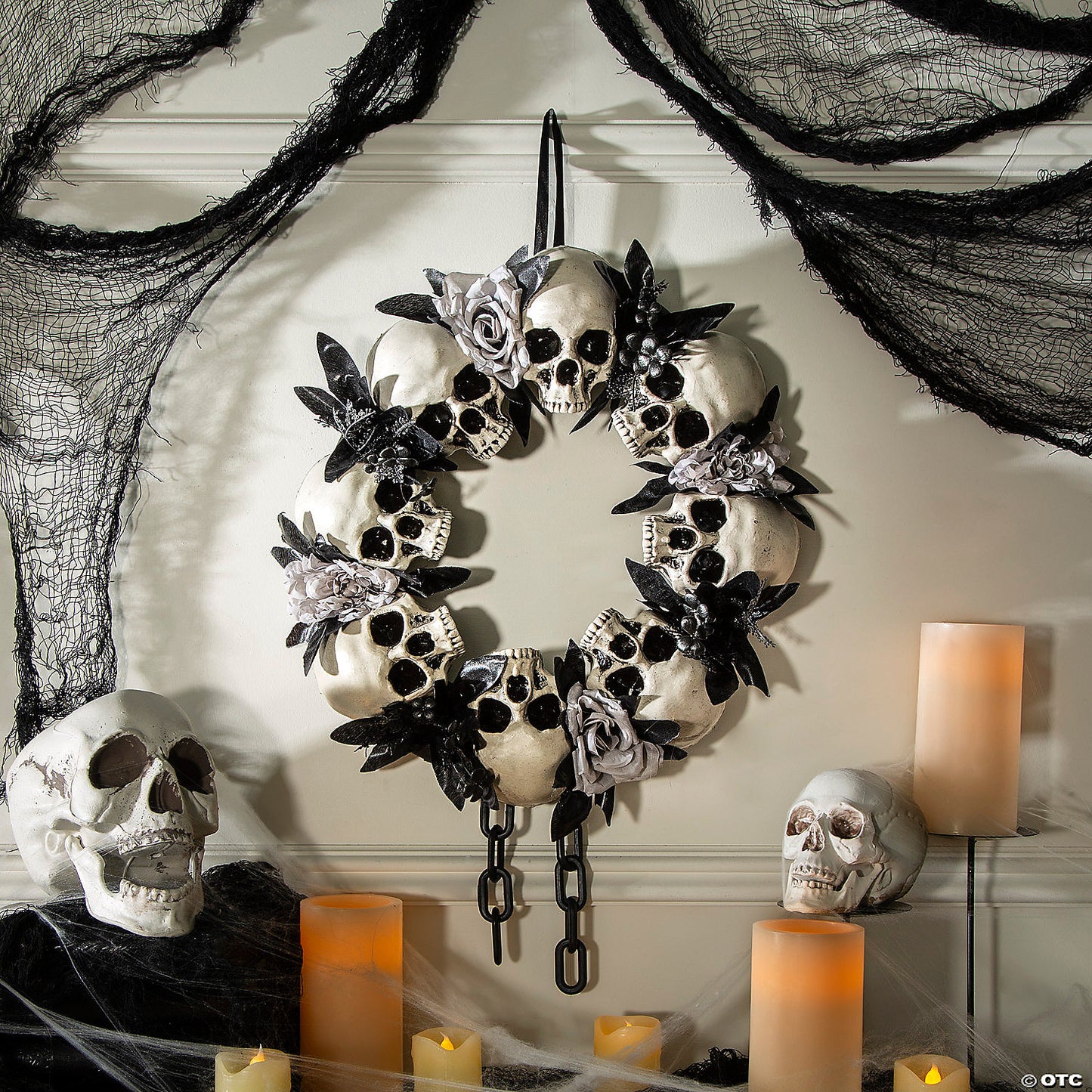 Wreath With Skull