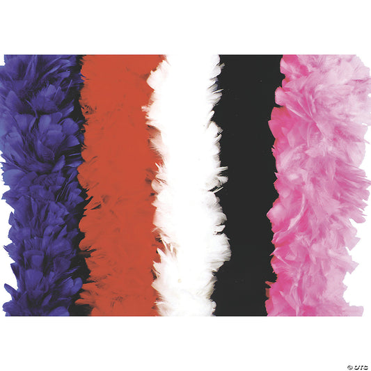 Black Turkey Feather Deluxe Boa