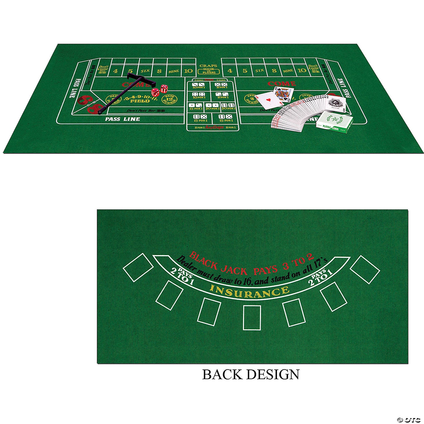 Blackjack Craps Set