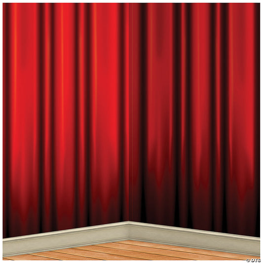 Insta-theme Red Curtain Backdrop