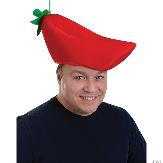 Plush Chili Pepper Hat