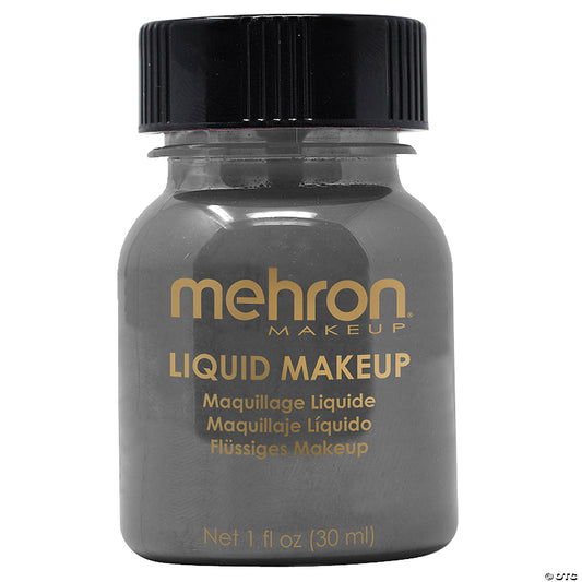 Mehron Liquid Makeup Monster Grey 1 Oz