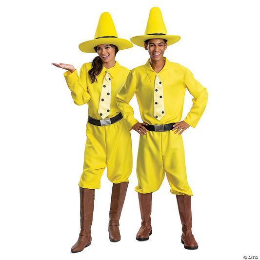 Adult's Person In The Yellow Hat Costume - Small/Medium