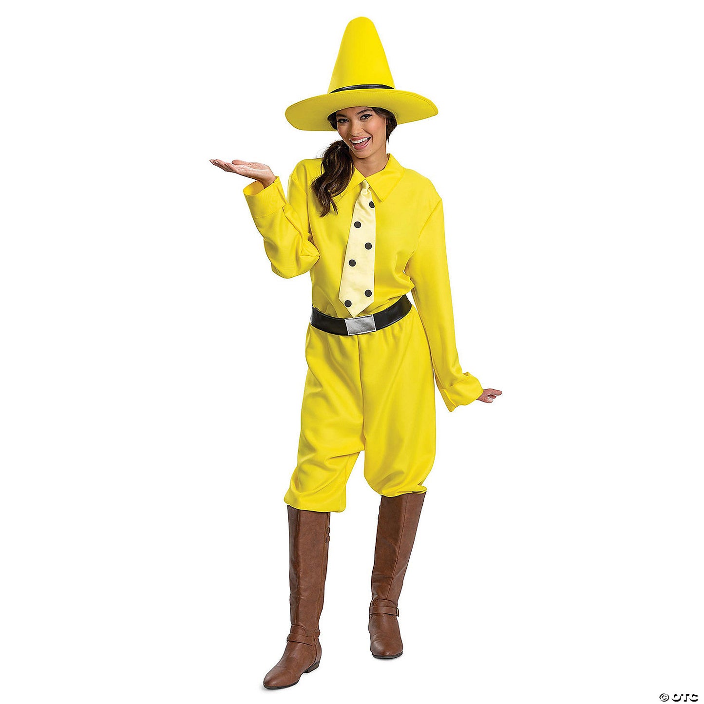 Adult's Person In The Yellow Hat Costume - Small/Medium