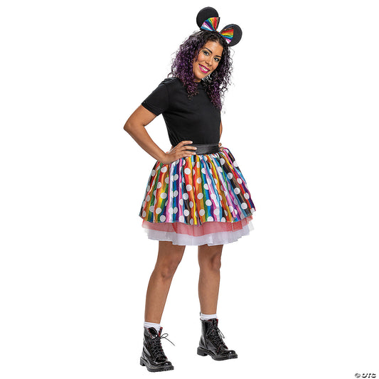 Minnie Mouse Pride Adult Tutu Kit L/xl